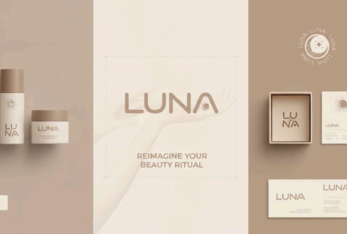 update business logo and brand style guide with complete branding package